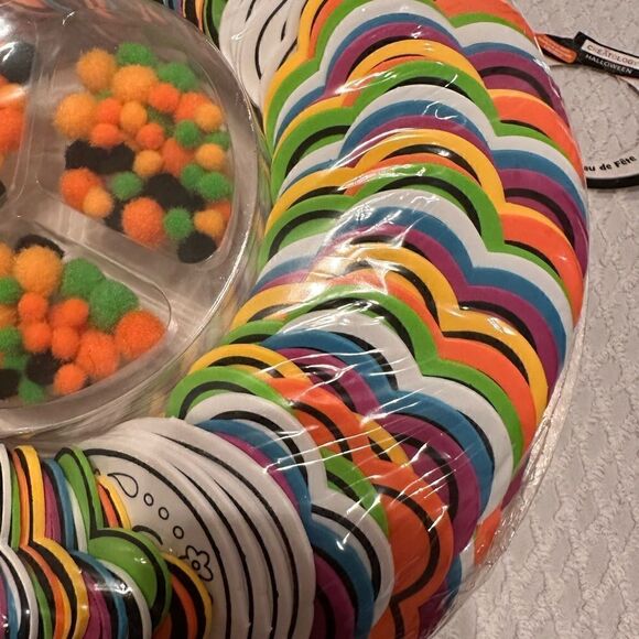 Craft Supplies Party Platter Michaels Day of the Dead Wreath Kit Halloween - Picture 4 of 10